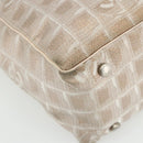 CHANEL New Travel line Tote Bag Nylon Pink Silver CC Auth BA12064A-14