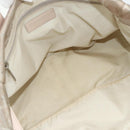 CHANEL New Travel line Tote Bag Nylon Pink Silver CC Auth BA12064A-11