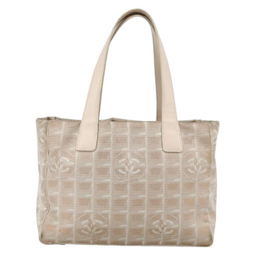 CHANEL New Travel line Tote Bag Nylon Pink Silver CC Auth BA12064A - 0