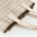 CHANEL New Travel line Tote Bag Nylon Pink Silver CC Auth BA12064A-6