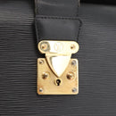 LOUIS VUITTON Epi Serviette Fermoir Business Bag Black M54352 LV Auth BA12065-19