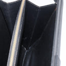 LOUIS VUITTON Epi Serviette Fermoir Business Bag Black M54352 LV Auth BA12065-25