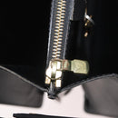 LOUIS VUITTON Epi Serviette Fermoir Business Bag Black M54352 LV Auth BA12065-26