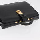 LOUIS VUITTON Epi Serviette Fermoir Business Bag Black M54352 LV Auth BA12065-6