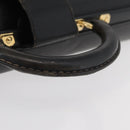 LOUIS VUITTON Epi Serviette Fermoir Business Bag Black M54352 LV Auth BA12065-7