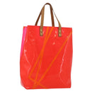 LOUIS VUITTON Monogram Vernis Fluo Reade MM Hand Bag Pink M91900 Auth BA12066A-1