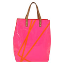 LOUIS VUITTON Monogram Vernis Fluo Reade MM Hand Bag Pink M91900 Auth BA12066A-2