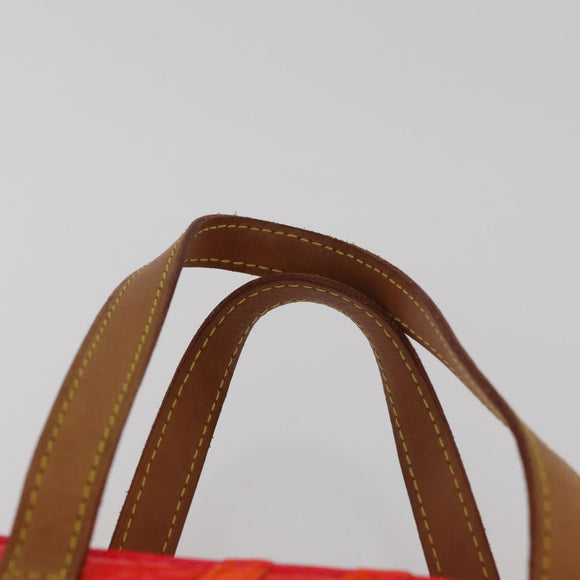LOUIS VUITTON Monogram Vernis Fluo Reade MM Hand Bag Pink M91900 Auth BA12066A
