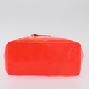 LOUIS VUITTON Monogram Vernis Fluo Reade MM Hand Bag Pink M91900 Auth BA12066A-5