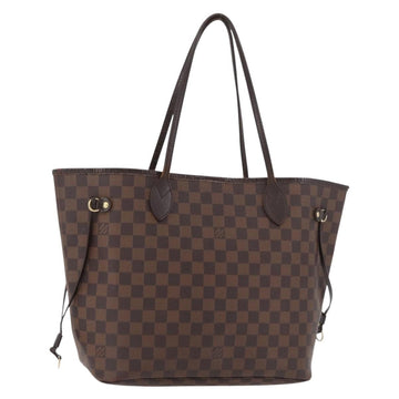 LOUIS VUITTON Damier Ebene Neverfull MM Tote Bag N51105 LV Auth BA12067