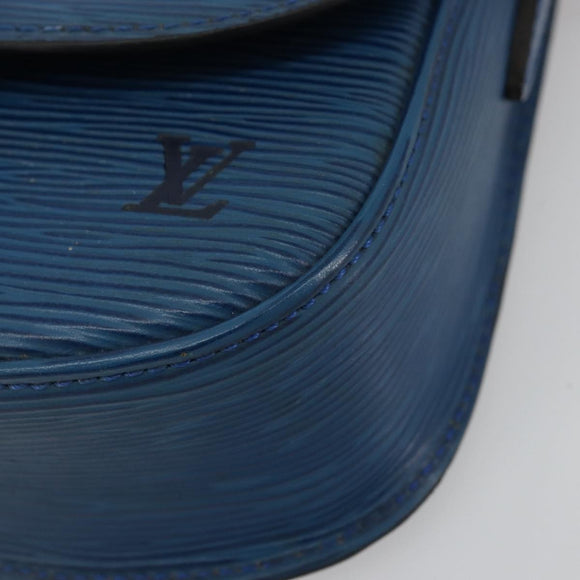 LOUIS VUITTON Epi Saint Cloud PM Shoulder Bag Blue M52195 LV Auth BA12068A