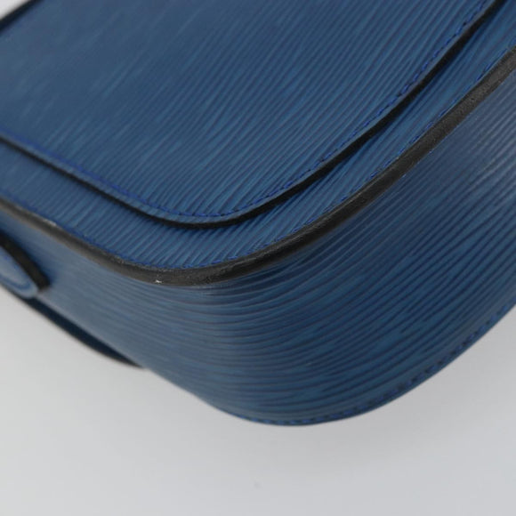 LOUIS VUITTON Epi Saint Cloud PM Shoulder Bag Blue M52195 LV Auth BA12068A