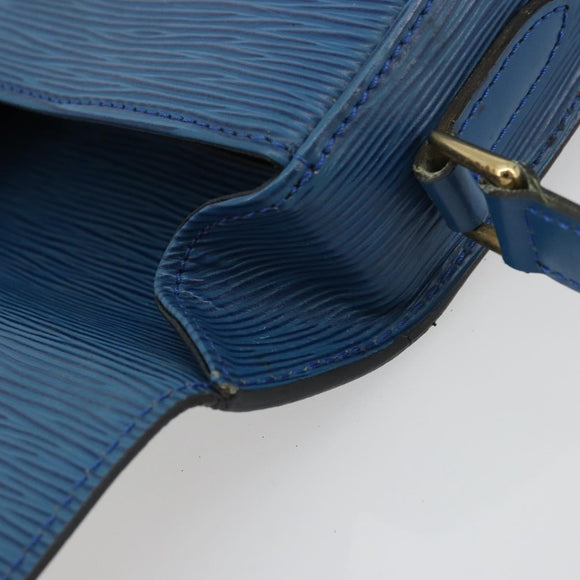 LOUIS VUITTON Epi Saint Cloud PM Shoulder Bag Blue M52195 LV Auth BA12068A