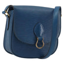 LOUIS VUITTON Epi Saint Cloud PM Shoulder Bag Blue M52195 LV Auth BA12068A-1