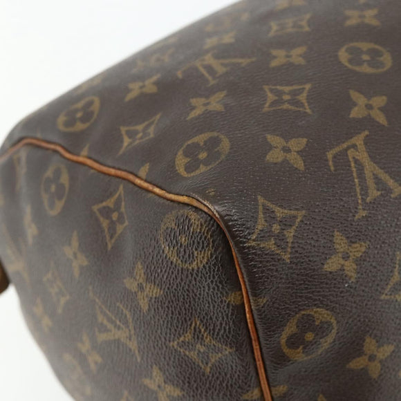 LOUIS VUITTON Monogram Speedy 35 Hand Bag M41524 LV Auth BA12069