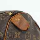 LOUIS VUITTON Monogram Speedy 35 Hand Bag M41524 LV Auth BA12069-17
