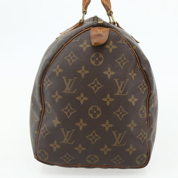 LOUIS VUITTON Monogram Speedy 35 Hand Bag M41524 LV Auth BA12069