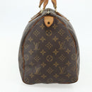 LOUIS VUITTON Monogram Speedy 35 Hand Bag M41524 LV Auth BA12069-4