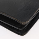 LOUIS VUITTON Epi Serviette Conseiller Business Bag Black M54422 LV Auth BA12072-16