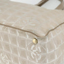 CHANEL New Travel Line Tote Bag Nylon Pink Gold CC Auth BA12073A-16