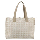 CHANEL New Travel Line Tote Bag Nylon Pink Gold CC Auth BA12073A-13