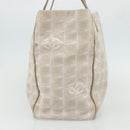 CHANEL New Travel Line Tote Bag Nylon Pink Gold CC Auth BA12073A-4