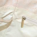 CHANEL New Travel Line Tote Bag Nylon Pink Gold CC Auth BA12074A-18