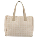 CHANEL New Travel Line Tote Bag Nylon Pink Gold CC Auth BA12074A-3