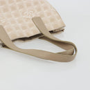 CHANEL New Travel Line Tote Bag Nylon Pink Gold CC Auth BA12074A-7