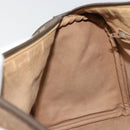 GUCCI GG Supreme Web Sherry Line Bag PVC Beige Gold 39 02 007 Auth BA12075-20