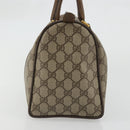 GUCCI GG Supreme Web Sherry Line Bag PVC Beige Gold 39 02 007 Auth BA12075-4