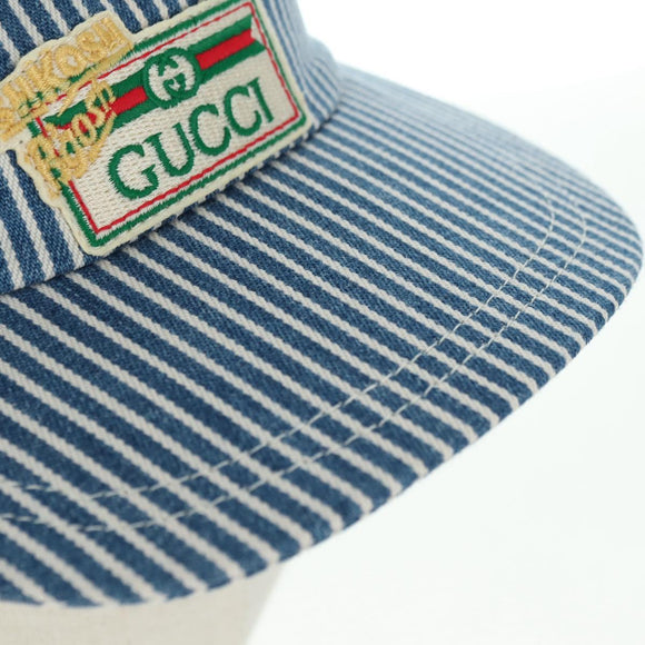 GUCCI Cap Cotton Blue Auth BA12082A