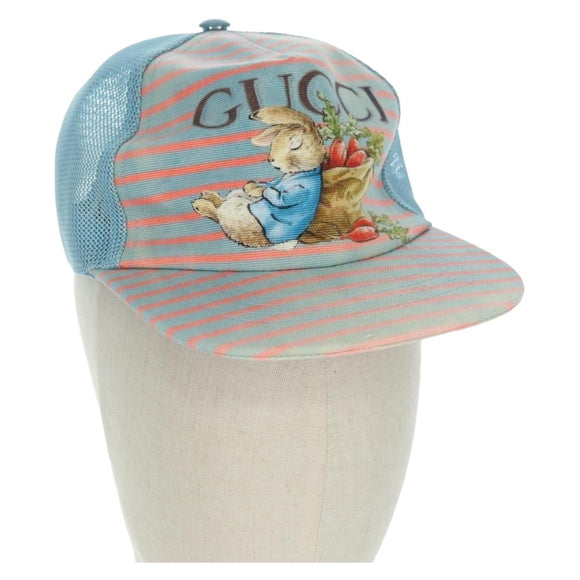 GUCCI Peter Rabbit Collaboration Cap Cotton Blue Auth BA12083A