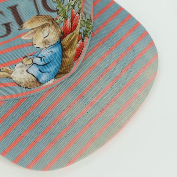 GUCCI Peter Rabbit Collaboration Cap Cotton Blue Auth BA12083A