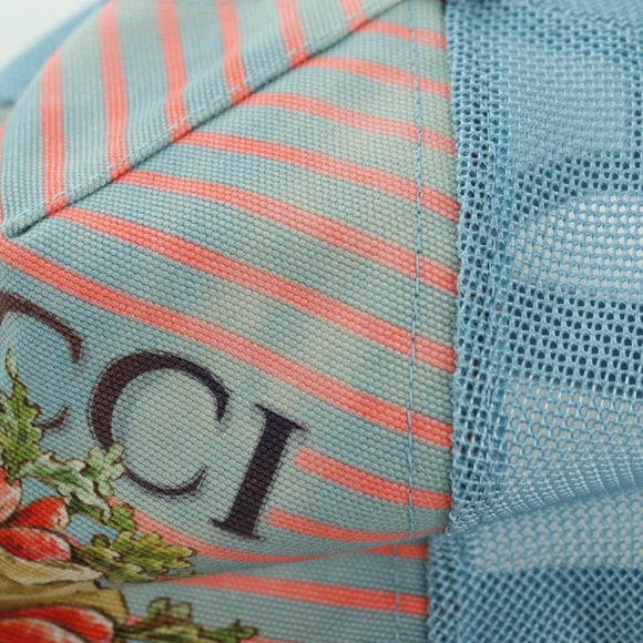 GUCCI Peter Rabbit Collaboration Cap Cotton Blue Auth BA12083A