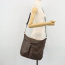 LOUIS VUITTON Damier Ebene Bloomsbury GM Shoulder Bag N42250 LV Auth BA12087-24