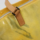 LOUIS VUITTON Monogram Vernis Columbus Tote Bag Gris M91028 LV Auth BA12089-9
