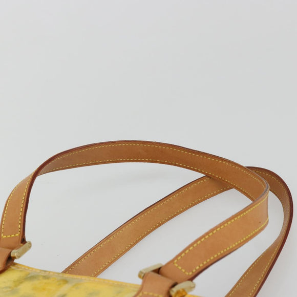 LOUIS VUITTON Monogram Vernis Columbus Tote Bag Gris M91028 LV Auth BA12089