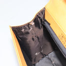 Gianni Versace Shoulder Bag Leather 2way Brown Gold Auth BA12090A-21