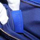 BVLGARI Isabella Rossellini Shoulder Bag Leather Blue Gold Auth BA12091A-12