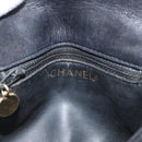 CHANEL Matelassé Chain Gürteltasche Lammleder Schwarz Gold CC Auth BA12100-20