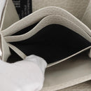 Maison Margiela Compact Wallet Leather White Silver Auth BA12101A-21