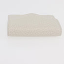 Maison Margiela Compact Wallet Leather White Silver Auth BA12101A-5