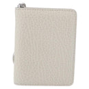 Maison Margiela Card Key Case Leather White Auth BA12102A-3