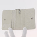 Maison Margiela Card Key Case Leather White Auth BA12102A-4