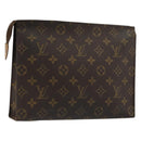 LOUIS VUITTON Monogram Poche Toilette 26 Pouch M47542 LV Auth BA12103-1