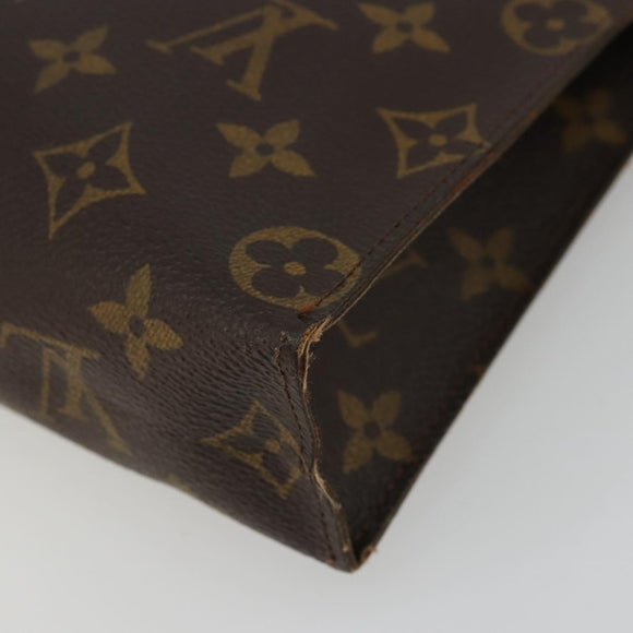 LOUIS VUITTON Monogram Poche Toilette 26 Pouch M47542 LV Auth BA12103
