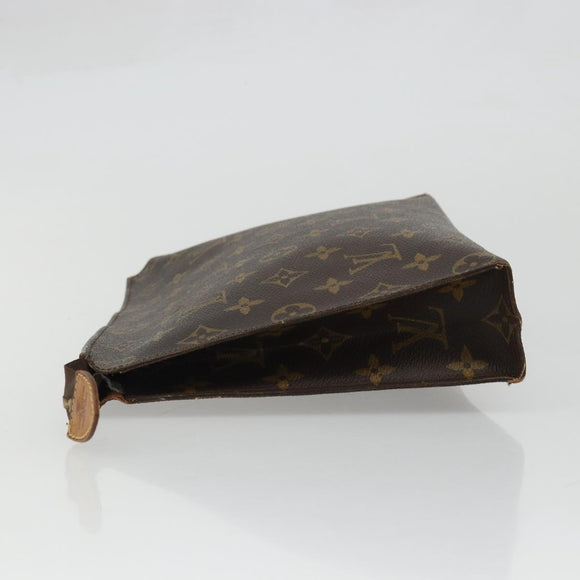 LOUIS VUITTON Monogram Poche Toilette 26 Pouch M47542 LV Auth BA12103