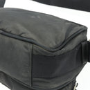 PRADA Shoulder Bag Nylon Black Silver Auth BA12104-15