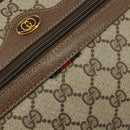 GUCCI GG Supreme Shoulder Bag PVC Beige Gold 24 02 005 Auth BA12105-9
